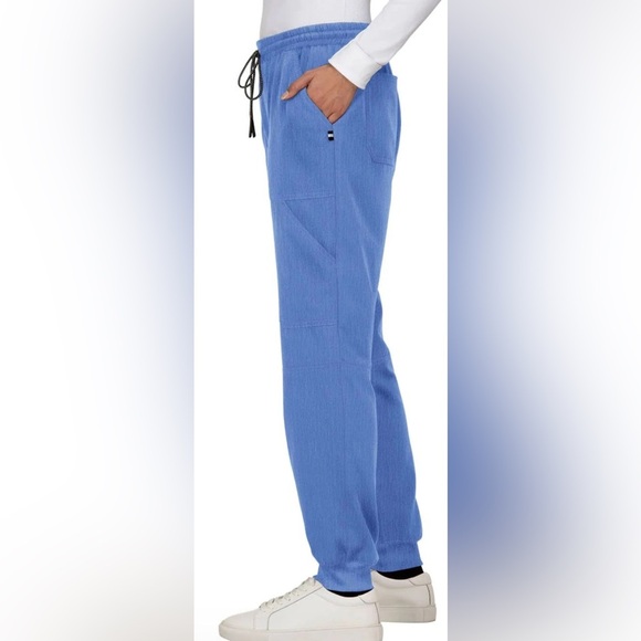 Koi Scrubs Good Vibe Jogger Pant Heather True Ceil size 4X New with tags - Picture 3 of 6